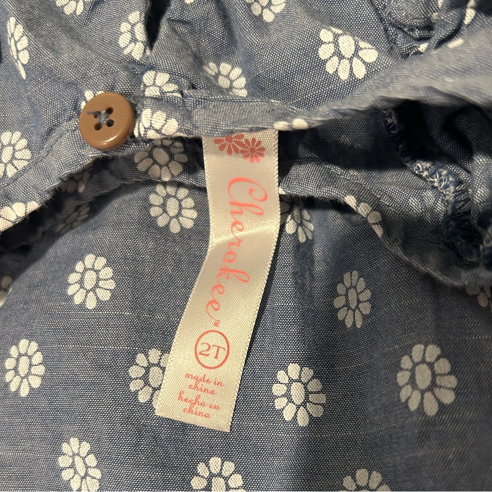 Cherokee Daisy Print Sundress - Picture 2 of 6